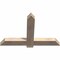 Ekena Millwork Eugene Smooth Timber Gable Bracket, Douglas Fir, 48"W x 32"H x 3 1/2"D x 5 1/2"F, 16/12 Pitch GBW048X32X0406EUG00SDF - alternate 5